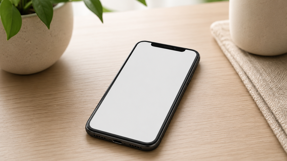 Smartphone Och Växt