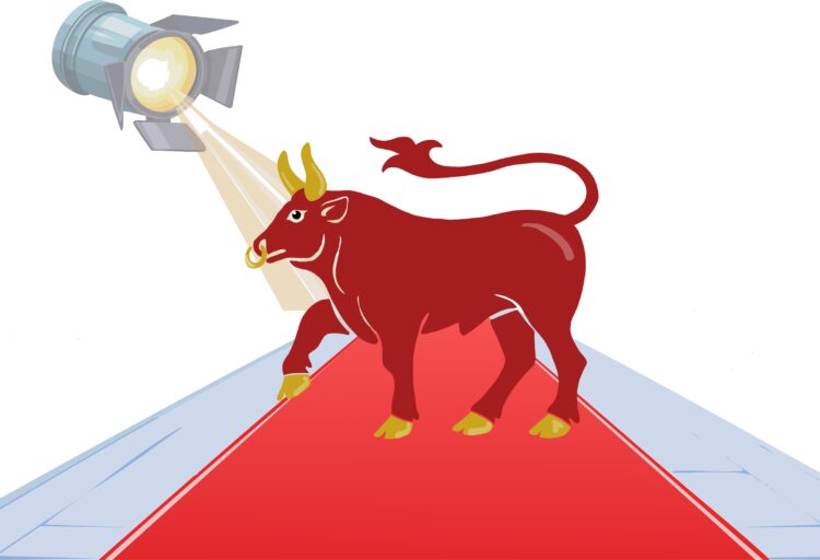 Tjuren Pa Roda Mattan 002 750X512