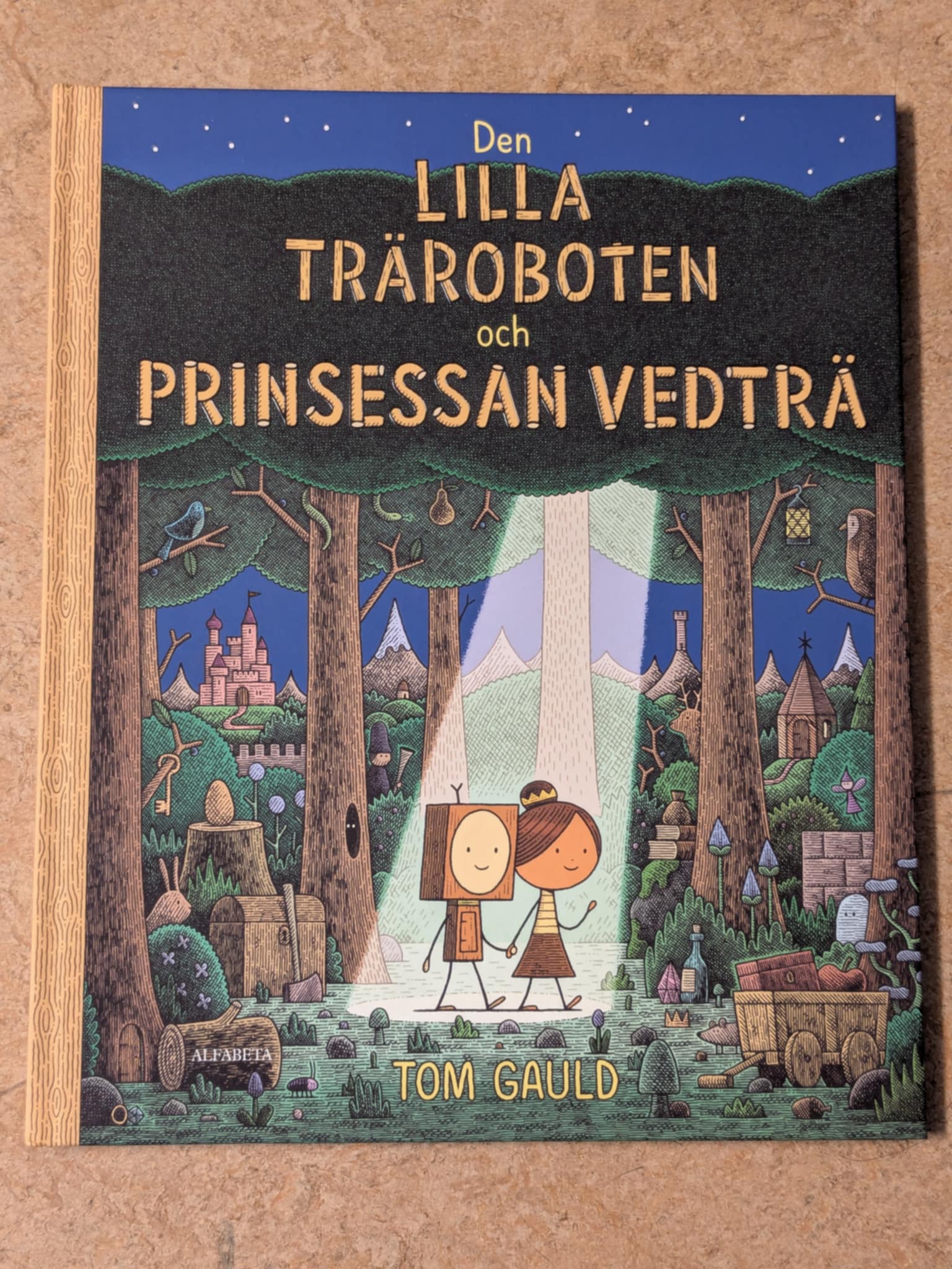 Den lilla träroboten och prinsessan Vedträ