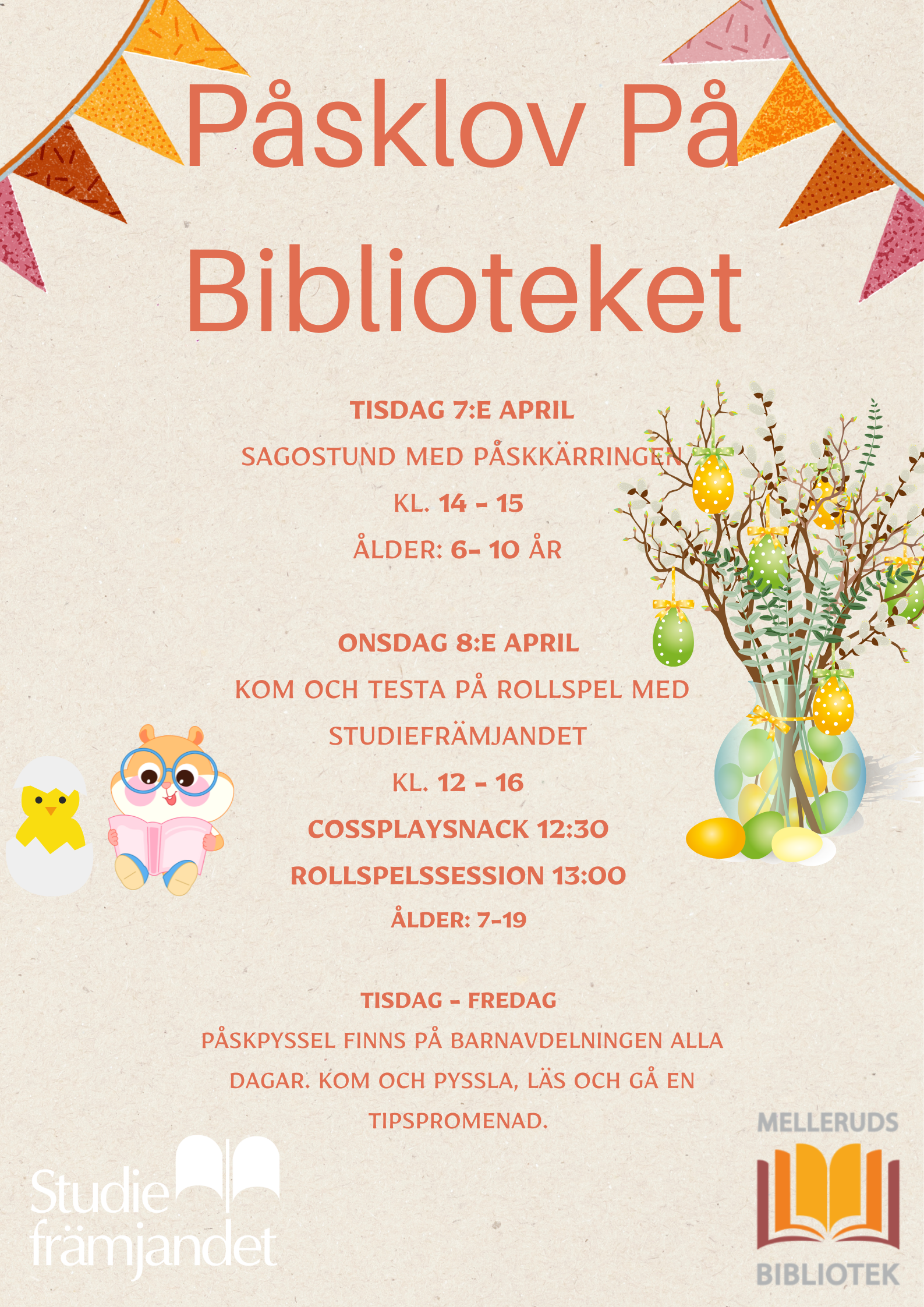 Påsklov på biblioteket