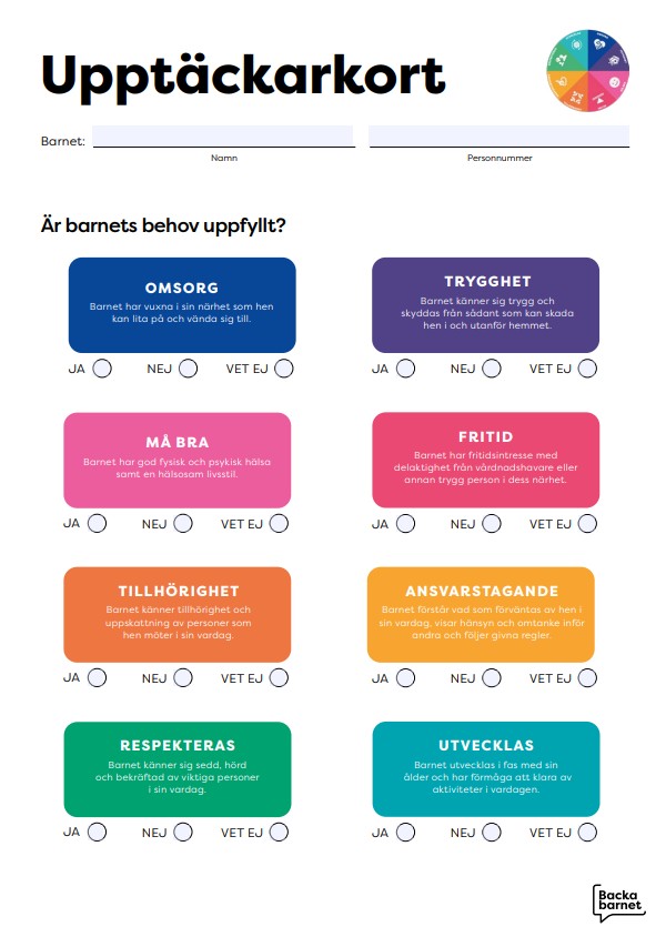 En bild på ett upptäckarkort