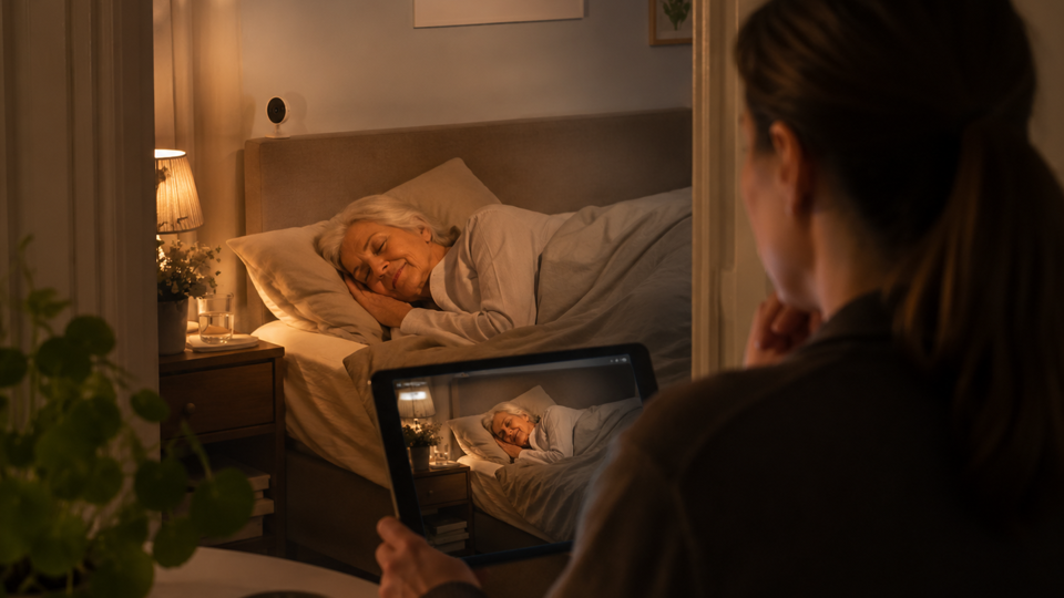 Digital Tillsyn Omsorg I Nattens Stillhet