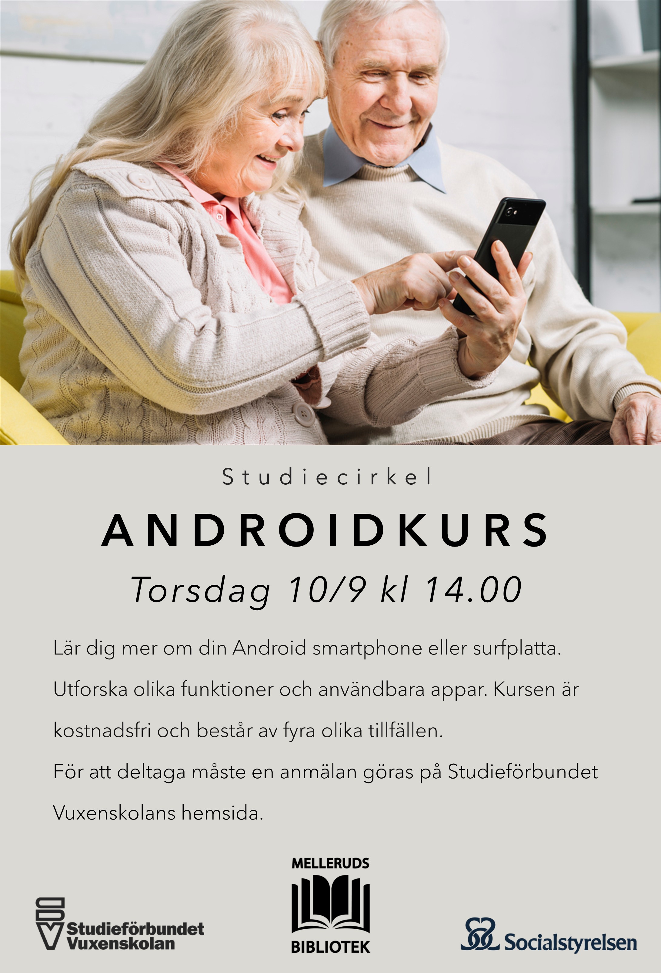 Studiecirkel - Användning av Andriod mobil