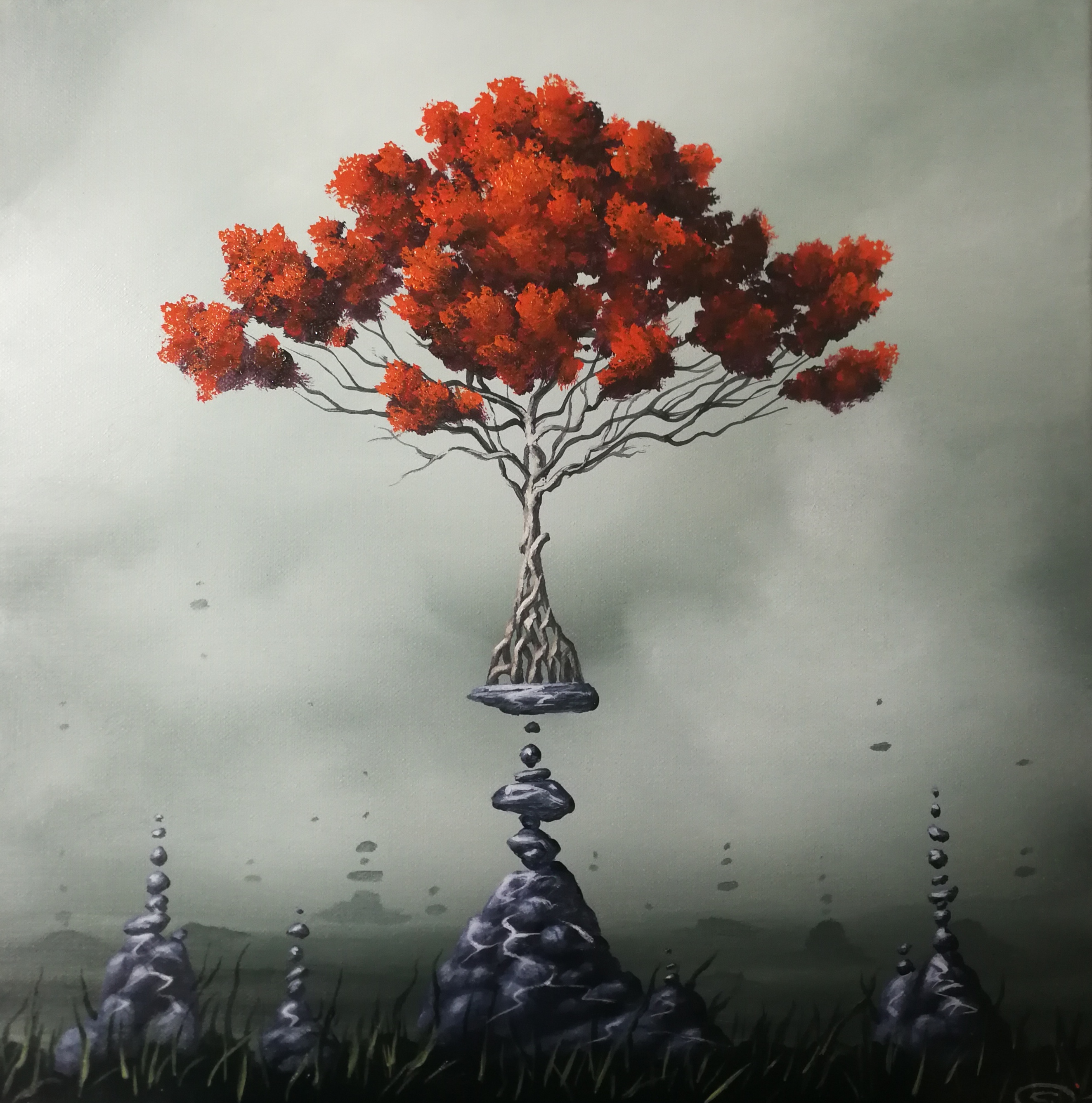 Surrealistiskt träd