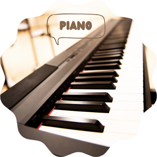 Bild på ett svart elektroniskt klaviatur