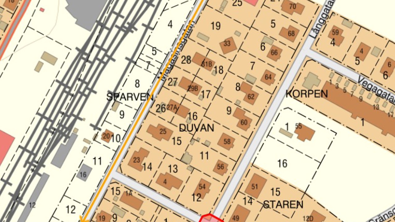 Trafikomledning Långgatan 20260427